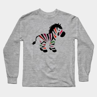 Colorful zebra Long Sleeve T-Shirt